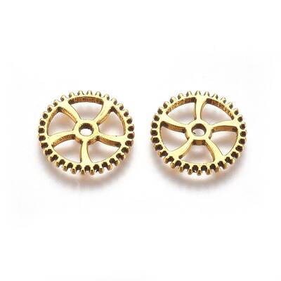 Tibetan Style Alloy Gear Pendants