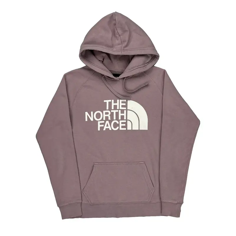 The North Face Graphic Hoodie - Small Pink Cotton Blend