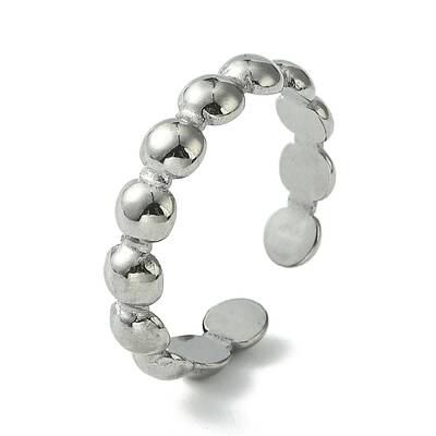 Non-Tarnish 304 Stainless Steel Open Cuff Ring