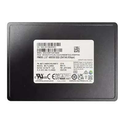 Samsung MZ7L3480HCHQ-00B7C | PM893 Series 480GB 2.5-inch 6GB/s SATA V-NAND TLC Solid State Drive
