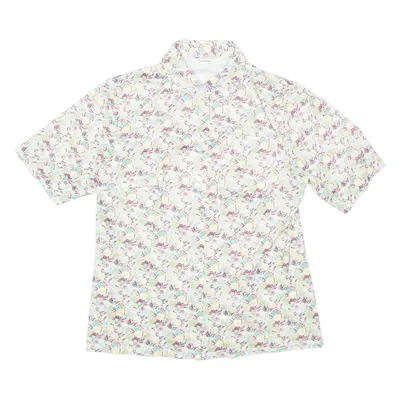 Womens Shirt Yellow Floral S