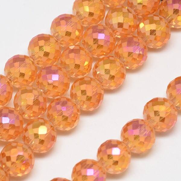 Electroplate Glass Beads Strands