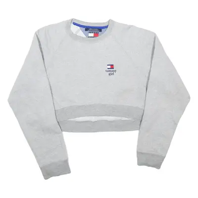 TOMMY HILFIGER Cropped Womens Sweatshirt Grey M
