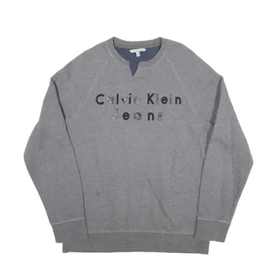 CALVIN KLEIN Sweatshirt Grey Mens M