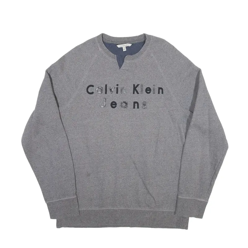 CALVIN KLEIN Sweatshirt Grey Mens M
