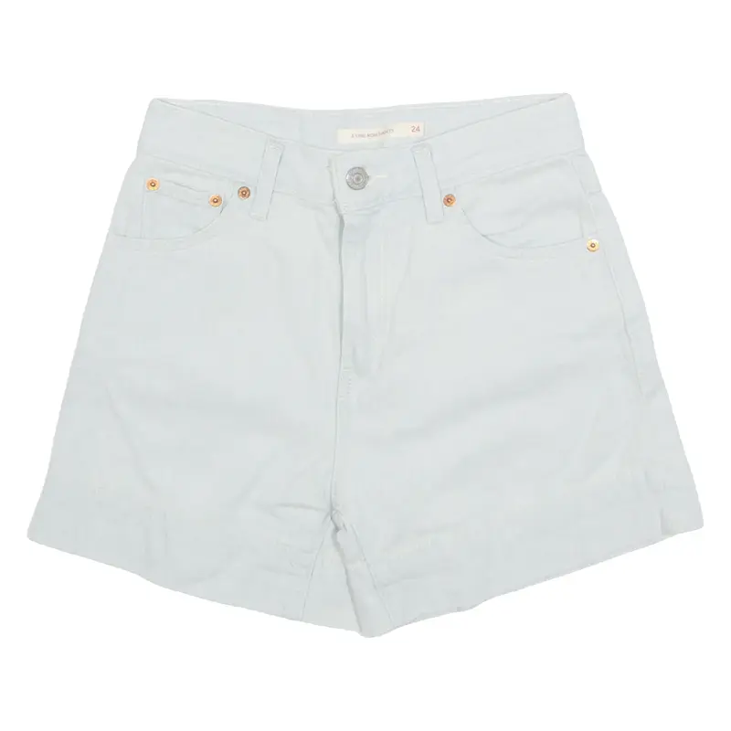 LEVI'S A-Line Mom Womens Denim Shorts Blue XXS W24