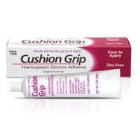 Cushion Grip Thermoplastic Denture Adhesive, 1 oz - Refits and Tightens Loose Upper and Lower Dentures and Partials | Non-Glu...