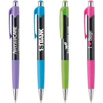 250 Customized Mardi Gras Magic Pen - Rubber Grip