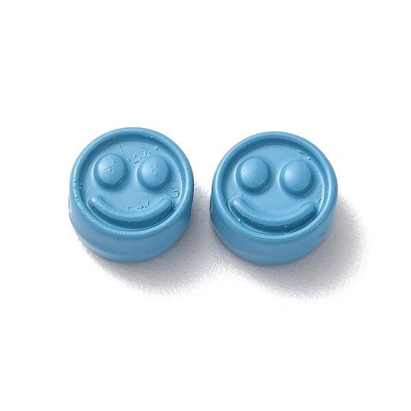 Spray Painted Alloy Beads