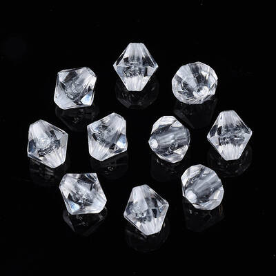 Transparent Acrylic Beads