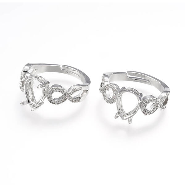 Brass Solitaire Ring Settings