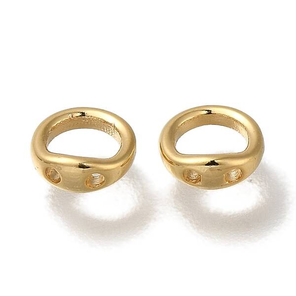 Brass Ring Charm Connectors
