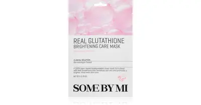 Some By Mi Clinical Solution Glutathione Brightening Face Mask in Fabric to Unify Skin Tone 20g
