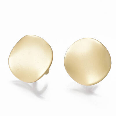 Smooth Surface Alloy Stud Earring Findings