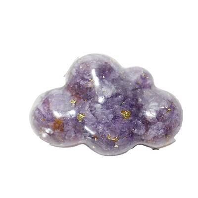 Gold Foil Resin Cloud Display Decoration