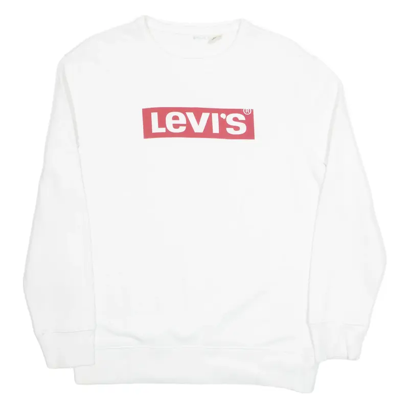 LEVI'S Mens Sweatshirt White M