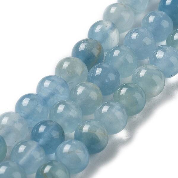 Natural Blue Calcite Beads Strands