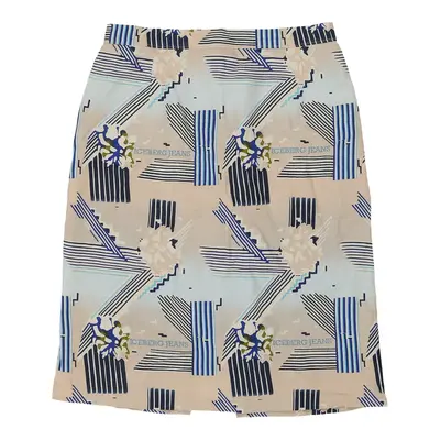Iceberg Jeans Skirt - 30W 25L Multicoloured Cotton