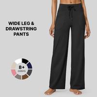 G4Free Wide Leg Pants for Women Yoga Pants High Waist Sweatpants with Pockets Stretch Lounge Pants Comfy Workout Athletic Wea...