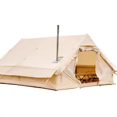 Garvee 6-8 Person Inflatable Camping Tent, Large Inflatable Tent House with Air Pump, Quick Assembly Luxury Camping Tent, Wat...