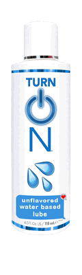 Turn on Unflavored Water Based Lube - 4 Fl. Oz.