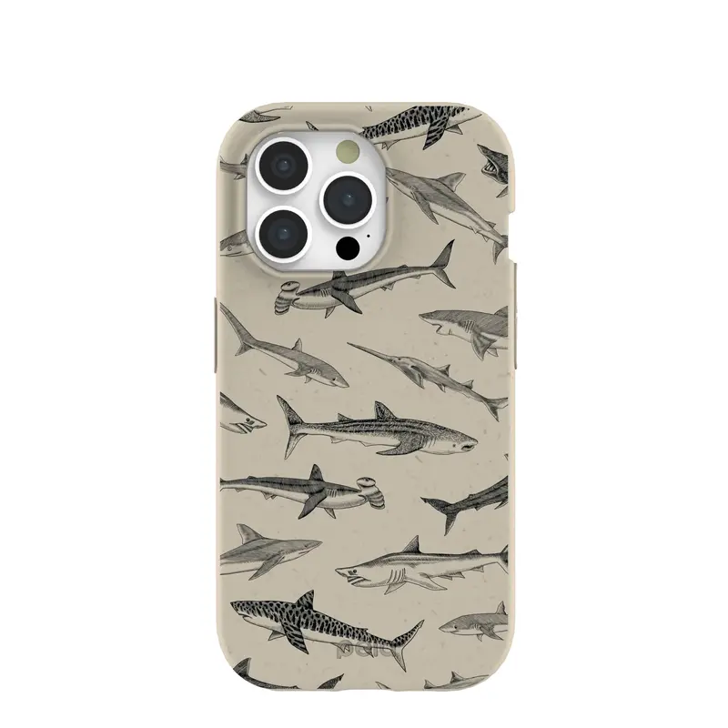 London Fog Shark World iPhone 15 Pro Case