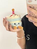 Cute Cake Design Plush Bag Charm, Cute Cartoon Plush Bag Decoration for Women & Men, Perfect Gift for Cake Lovers & Plush Toy...