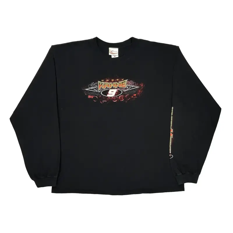 Kasey Kahne Chase Authentics Nascar Long Sleeve T-Shirt - 2XL Black Cotton