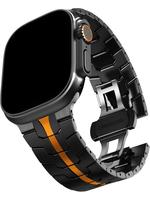 Stainless Steel Watch Band, Fashionable Watch Band for Men, Watch Accessories Compatible with Apple Watch 49mm 46mm 45mm 44mm