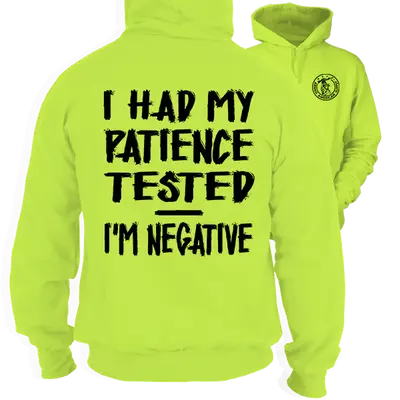 Patience - Hi-Vis Hoodie