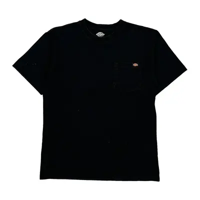 Dickies T-Shirt - Medium Black Cotton