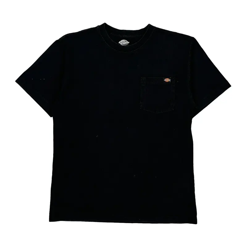 Dickies T-Shirt - Medium Black Cotton