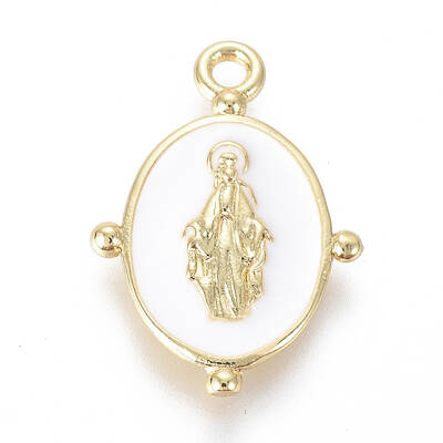 Golden Plated Brass Enamel Pendants