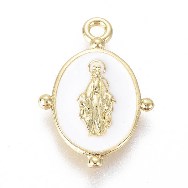 Golden Plated Brass Enamel Pendants