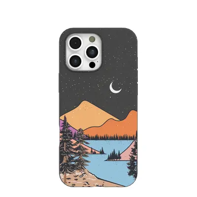 Black Night Trails iPhone 16 Pro Max Case