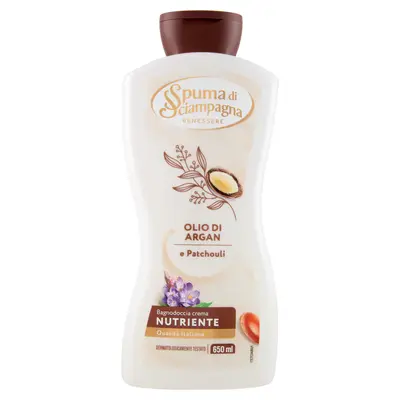 Spuma Di Sciampagna Nourishing Cream Shower Gel with Argan Oil and Patchouli 650 ml