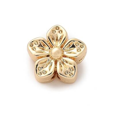 Brass Flower Beads