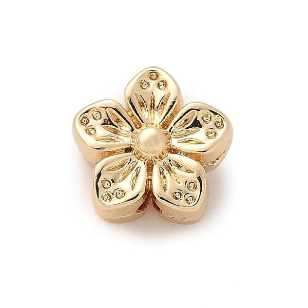 Brass Flower Beads