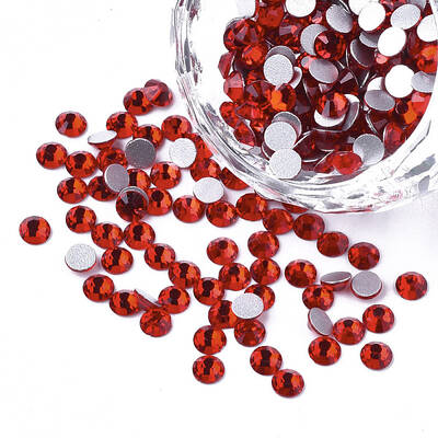 Glass Flat Back Rhinestone Cabochons