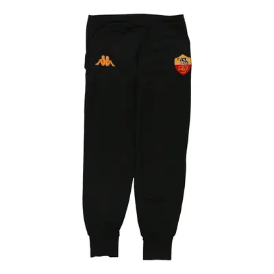 Age 11-12 AS Roma Kappa Football Tracksuit - 3XL Black Polyester