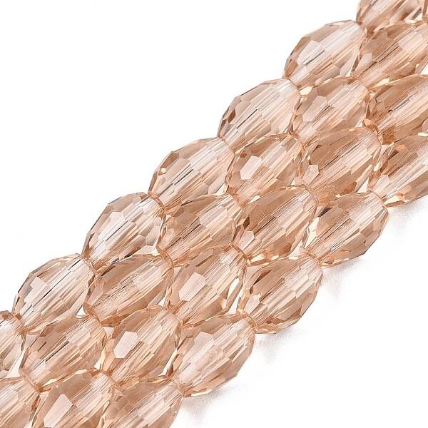 Transparent Glass Beads Strands