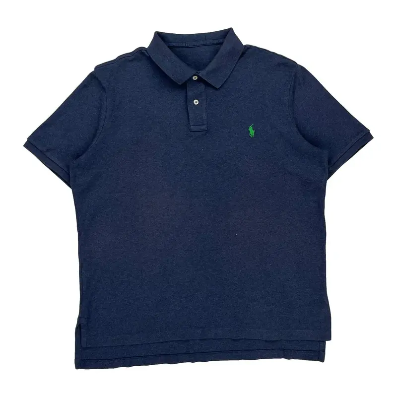 Polo By Ralph Lauren Polo Shirt - Large Navy Cotton