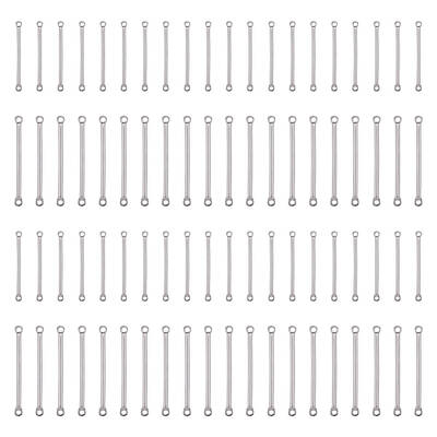 100Pcs 2 Styles 304 Stainless Steel Connector Charms