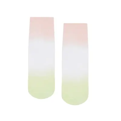Crew Non Slip Grip Socks - Apple Ombre: Medium