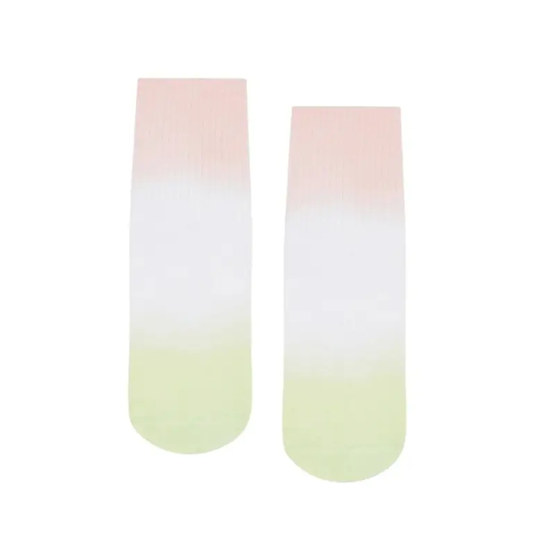 Crew Non Slip Grip Socks - Apple Ombre: Medium