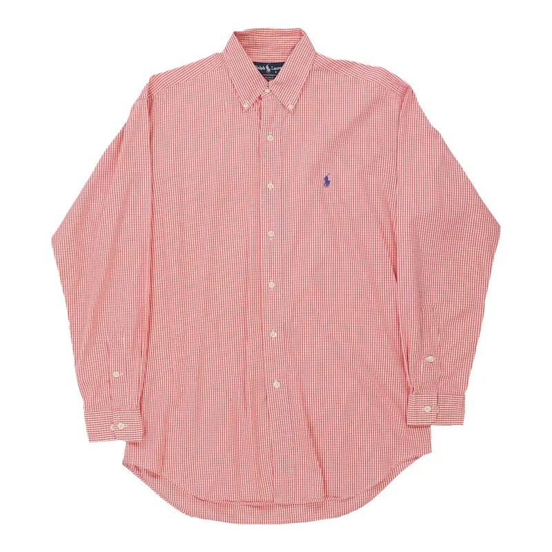 Ralph Lauren Checked Shirt - Medium Pink Cotton