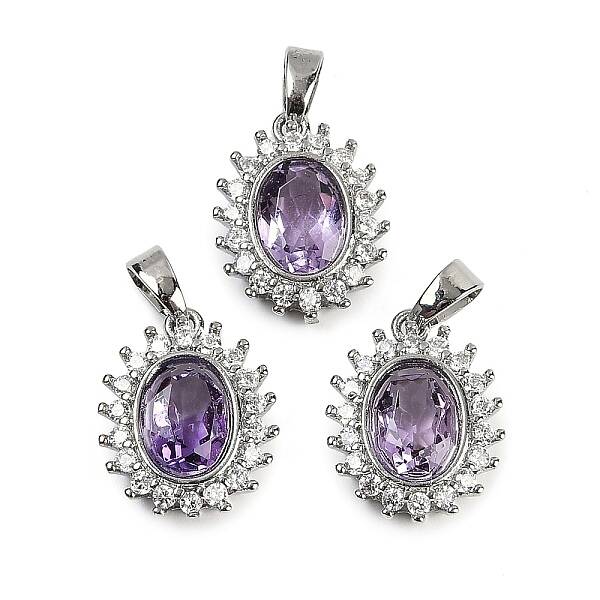 Natural Amethyst Pendants
