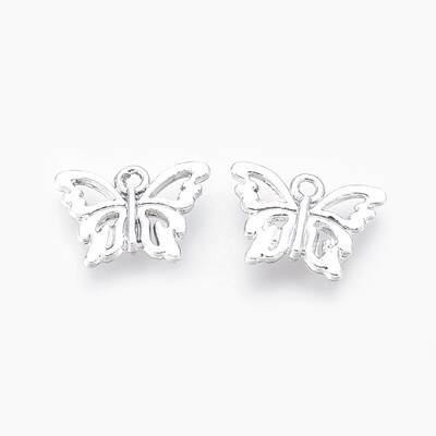 Alloy Butterfly Charms