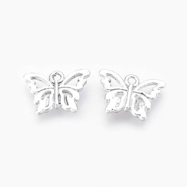 Alloy Butterfly Charms