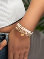 New Style Mixed Color Beaded Bracelet, Fashion Jewelry for Party, Daily Clothing Decor, Trendy All-match & Exquisite Matching...